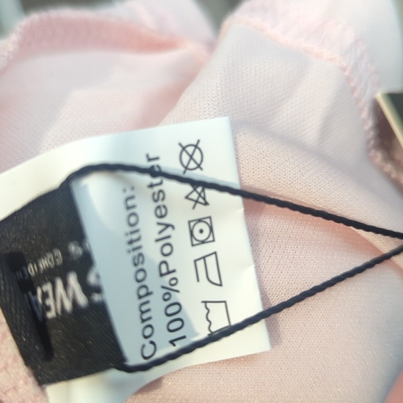 Elegant Pink One Shoulder Party Wedding Fancy Dress - Size 2X NWT - Picture 8 of 8